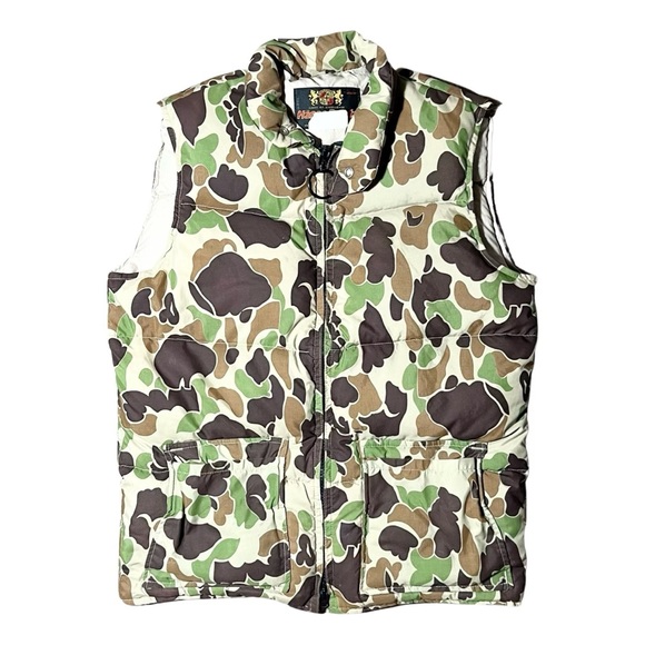Vintage Jackets & Coats Vintage Camo Goose Down Vest Poshmark